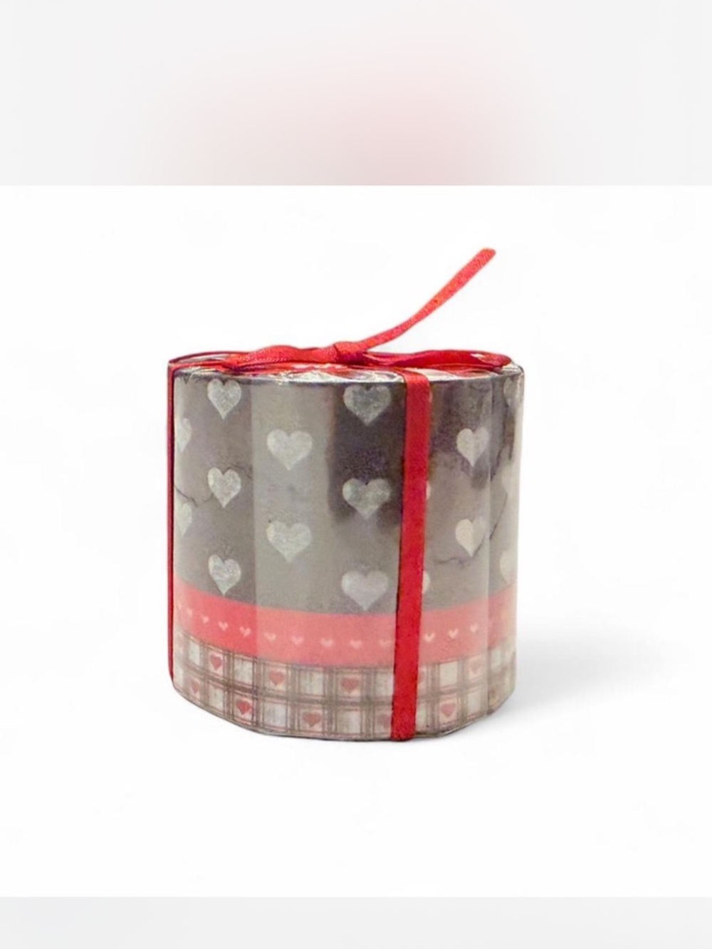 Decorative Japanese masklung washi tape heart  note design